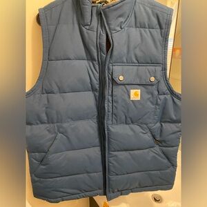 Carhartt Blue Insulated Vest Brand New